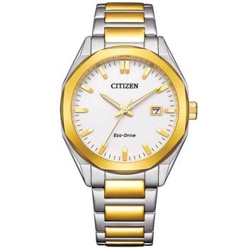 Elegant  tofarvet ECO Drive Quartz Herre ur fra Citizen