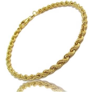 Cordel (Bjørn Borg) - 14 kt guld - armbånd og halskæde - 3 bredder og 10 længder