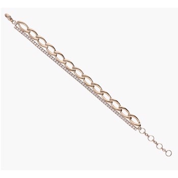 18 kt rødguld Legami armbånd med Total 1,90 ct Top Wesselton SI