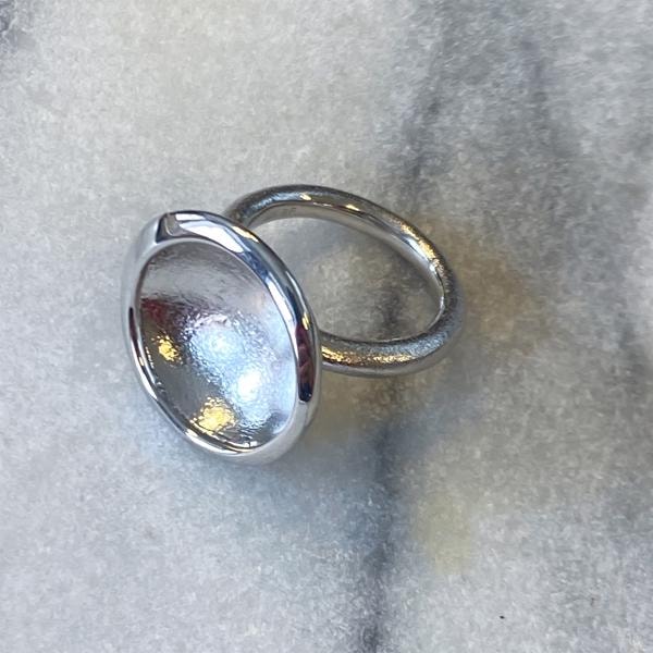 Flot enkel stor ring fra Blicher fuglsang (STR. 50)