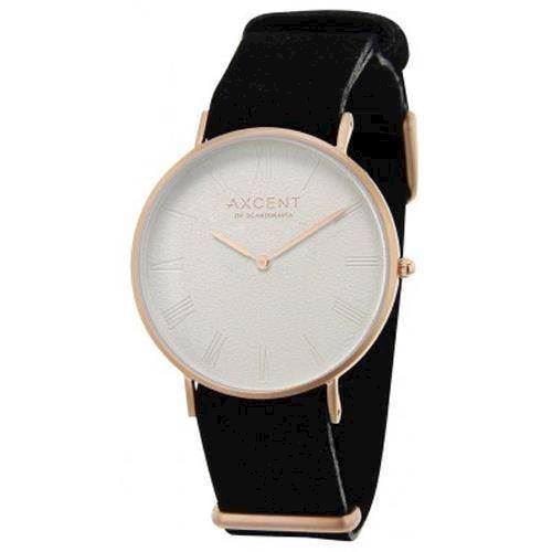 Career forgyldt rustfri stål Quartz Unisex ur fra Axcent of Scandinavia, IX5670R-03