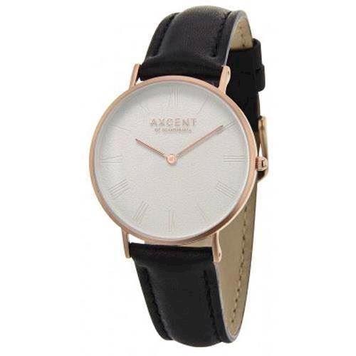 Career rosa forgyldt rustfri stål Quartz Unisex ur fra Axcent of Scandinavia, IX5710R-05