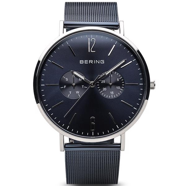 Classic Rustfri stål Batteridrevet quartz Herre ur fra Bering, 14240-303