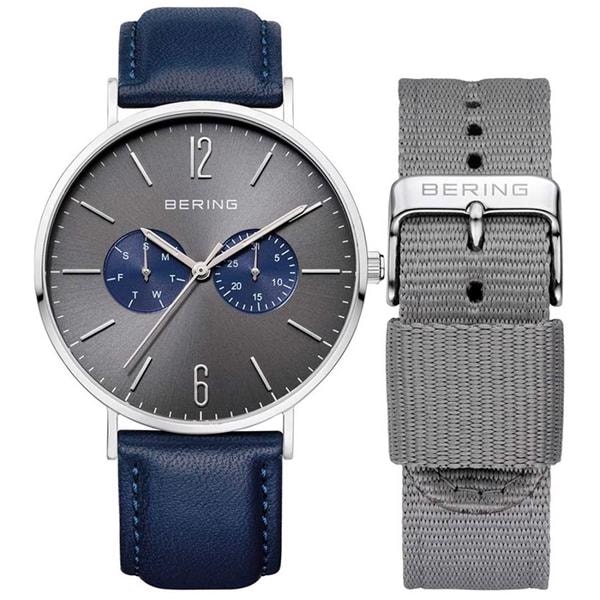Classic Rustfri stål Batteridrevet quartz Herre ur fra Bering, 14240-803