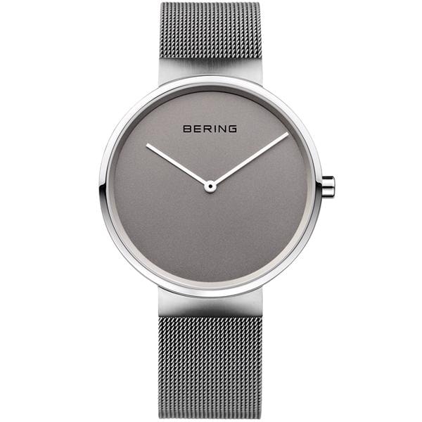Classic rustfri stål quartz med to visere Dame ur fra Bering, 14539-077