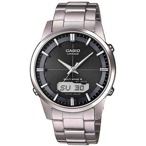 Wave Ceptor mat titanium quartz multifunktion (5161) med radio styring Herre ur fra Casio, LCW-M170TD-1AER
