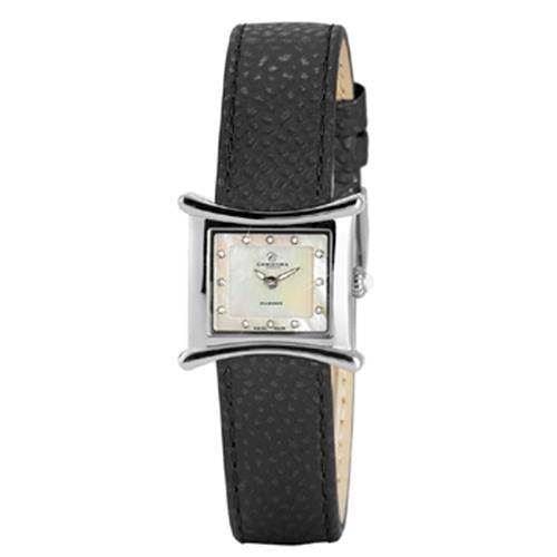 Christina Watches sort dameur med 0,03 carat diamanter, 139SWBL