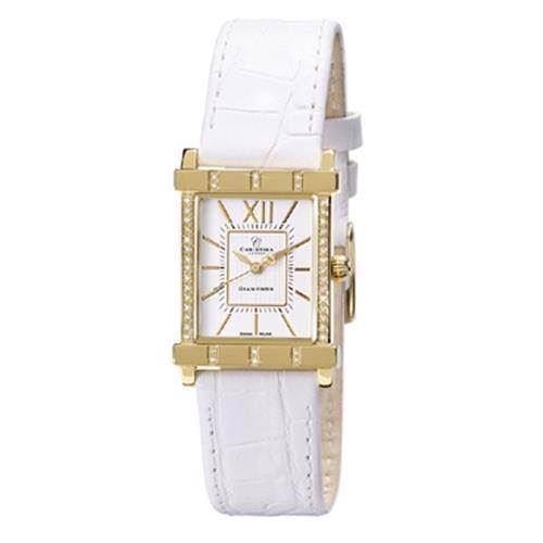 Christina Watches forgyldt dameur med 0,10 carat diamanter, 143-2GWW
