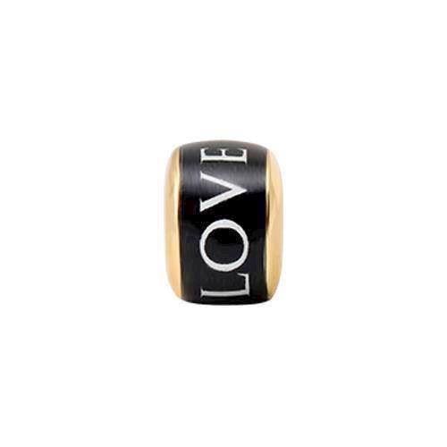 Christina Watches Love Black forgyldt sølv tube/ring , 630-G30-6Black køb det billigst hos Guldsmykket.dk her
