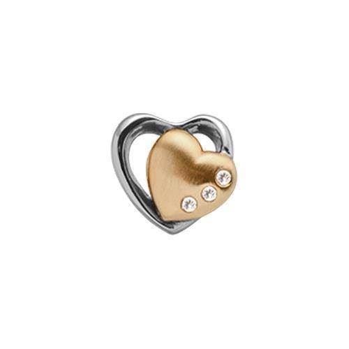 630-G60, Christina, Hearts 2-tone forgyldt køb det billigst hos Guldsmykket.dk her