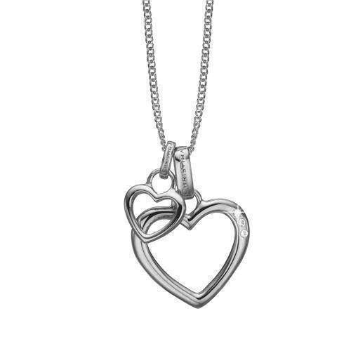 Christina Open Mother Hearts hjerter, med topaz, model 680-S13-55 køb det billigst hos Guldsmykket.dk her