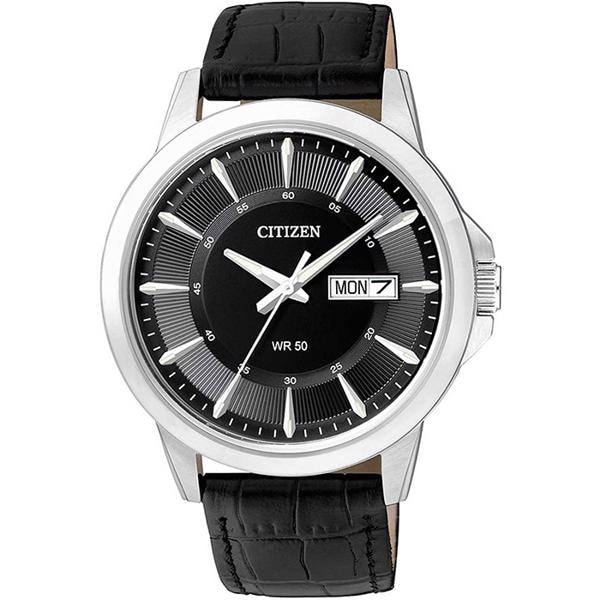Men\'s Basic Rustfri stål Batteridrevet quartz Herre ur fra Citizen, BF2011-01E