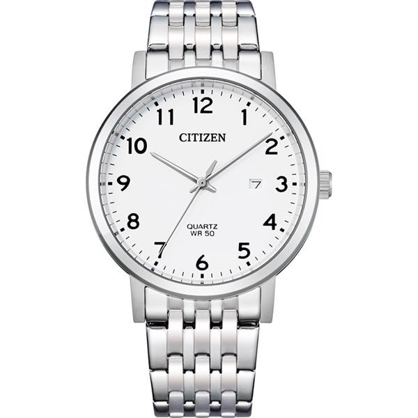 Men\'s Classic Rustfri stål Batteridrevet quartz Herre ur fra Citizen, BI5070-57A