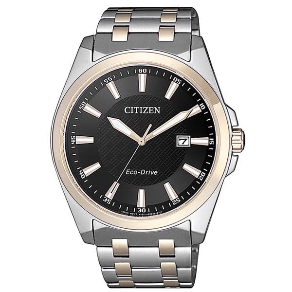 Eco-Drive Rustfri stål Solar quartz Herre ur fra Citizen, BM7109-89E