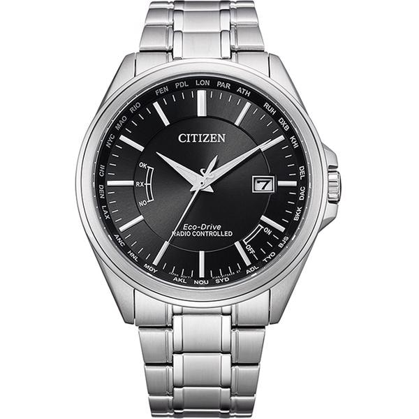 Eco-Drive Radio Controlled Rustfri stål Solar Quartz Herre ur fra Citizen, CB0250-84E