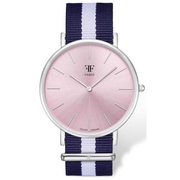 No. 1 blank stål dame ur fra Faber-Time, F932SMP