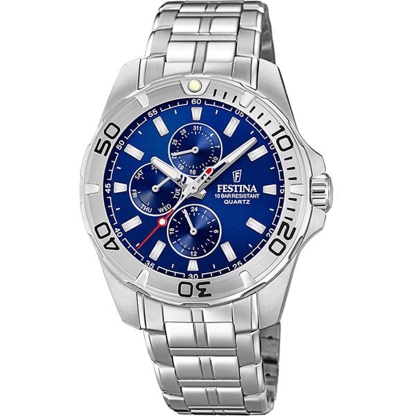 Sports  Rustfri stål batteridrevet quartz Herre ur fra Festina