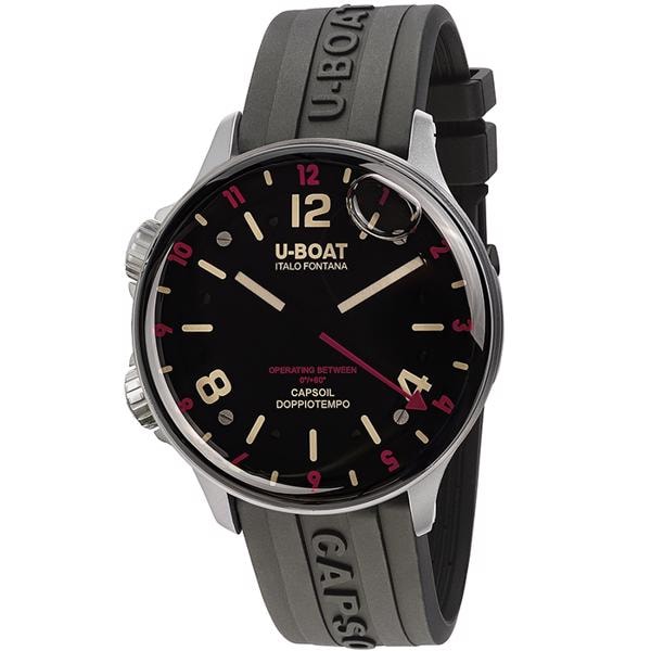 Capsoil Qs. Doppotempo Rustfri stål Batteridrevet quartz Herre ur fra U-Boat, U8839
