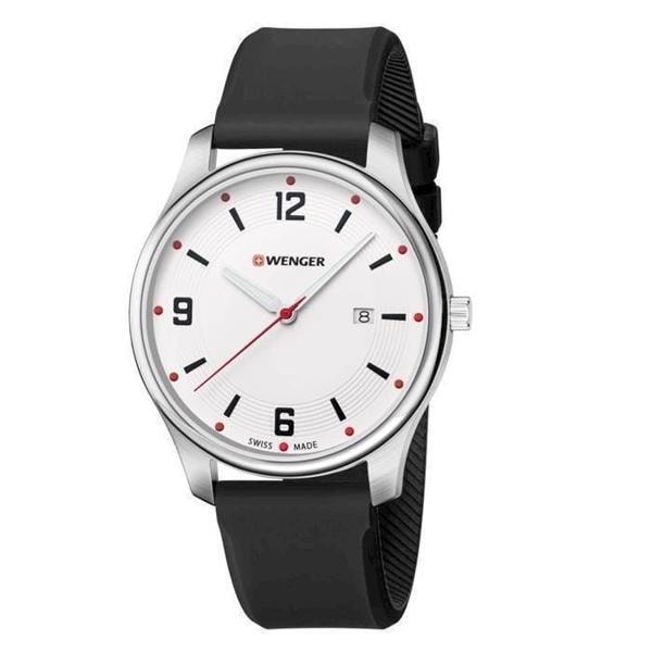 Wenger City Active mat rustfri stål quartz Herre ur, model 01.1441.108