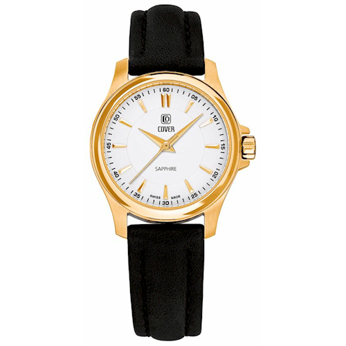 Forgyldt Quartz Dame ur fra Cover, CO138.08