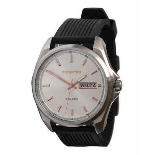 Copha Grand-Duke hvid med rosa forgyldte viser herre ur, 21SCGD24