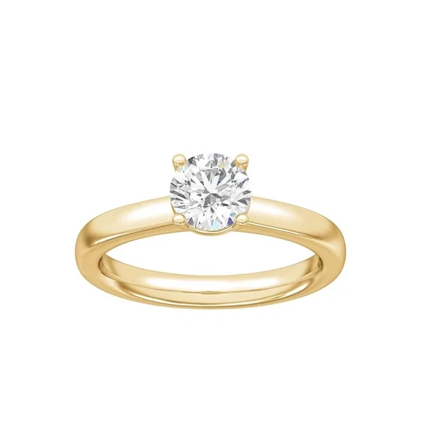 14 kt rødguld Classic Luxury by Siersbøl, med i alt 1,00 ct Top Wesselton / SI