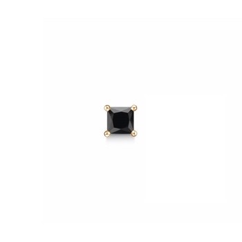 Smuk forgyldt ørestik I 4 mm med 4 grab med syntetisk cubic zirkonia. fra Støvring Design