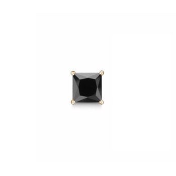 Smuk forgyldt ørestik I 6 mm med 4 grab med syntetisk cubic zirkonia. fra Støvring Design