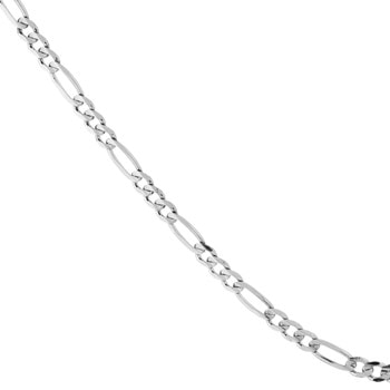 Figaro armbånd & halskæde-massiv 925 Sterling sølv-Fås i flere bredder og længder