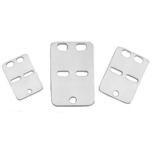 ID plader / Dog tags-stor 925 sterling sølv, 22 x 34 mm