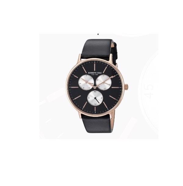 New York Forgyldt stål Quartz Herre ur fra Kenneth Cole, KC14946006