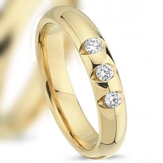 Model L1773-18G-Dame, gult guld hos Guldsmykket.dk