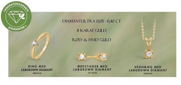 Lækker alliance serie fra Aagaard med Labgrown klimavenlige diamanter