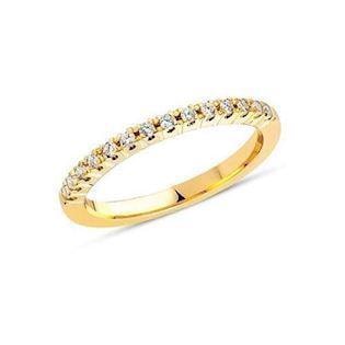 Nuran 14 karat alliance ring med 0,24 carat brillant