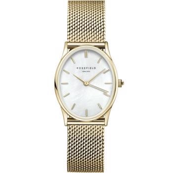 Rosefield Oval Pearl Forgyldt stål dame smykkeur