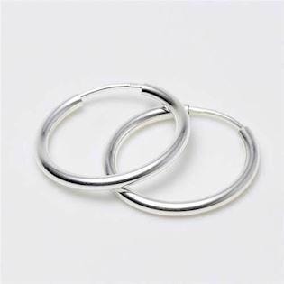 Sølv creol øreringe Ø 20 mm og 2,0 mm tykke, model 2926615