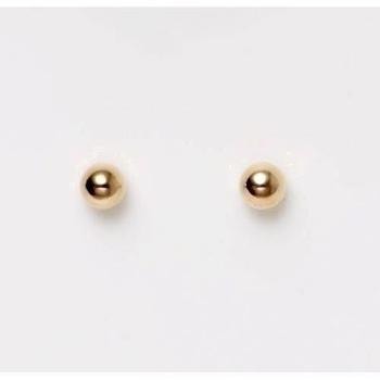 8 kt kugle ørestikker, 3 mm kugle