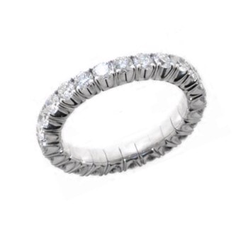 18 kt hvidgulds Flex Alliance ring med 0,10 ct Wesselton / VVS