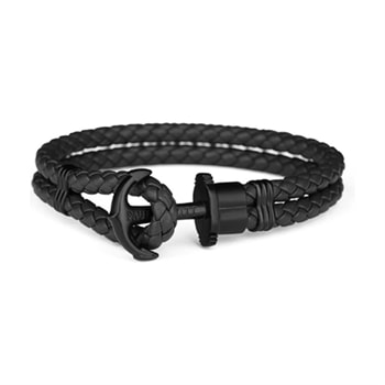 Paul Hewitt PHREP Armbånd sort 20 cm - PH-PH-L-B-B-XL