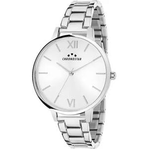 Glamour Ip Stål quarts dame ur fra Chronostar, R3753267501