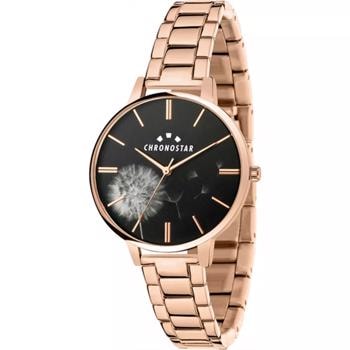Glamour Rosa guld Quarts dameur ur fra Chronostar, R3753267506