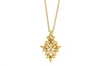 Forgyldt collier - Kaleidoscope