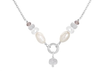 Sølv collier, krystal - Cordelia
