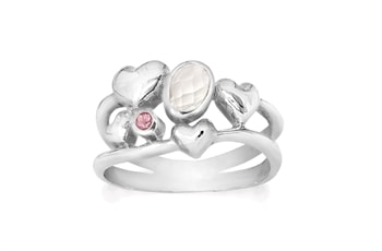 Sølv ring - Bunch of Love