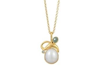 Forgyldt collier  - Amaze