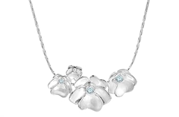 Sølv collier  - Pansy