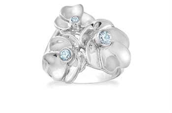 Sølv ring - Pansy