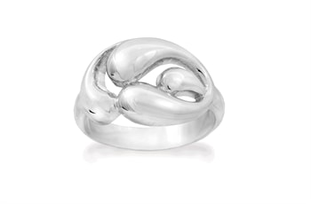 Sølv ring - Curvy Class