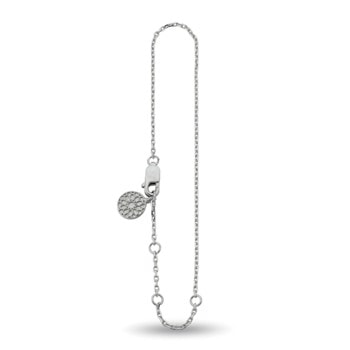 Bosphorus LINK Håndlavet armbånd i 925 sterling sølv med links og vedhæng ved låsen