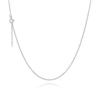 Anker rund i massivt 925 sterling sølv halskæde 1,5 mm bred (tråd 0,40) og længde 42-45 cm (med ekstra øsken)